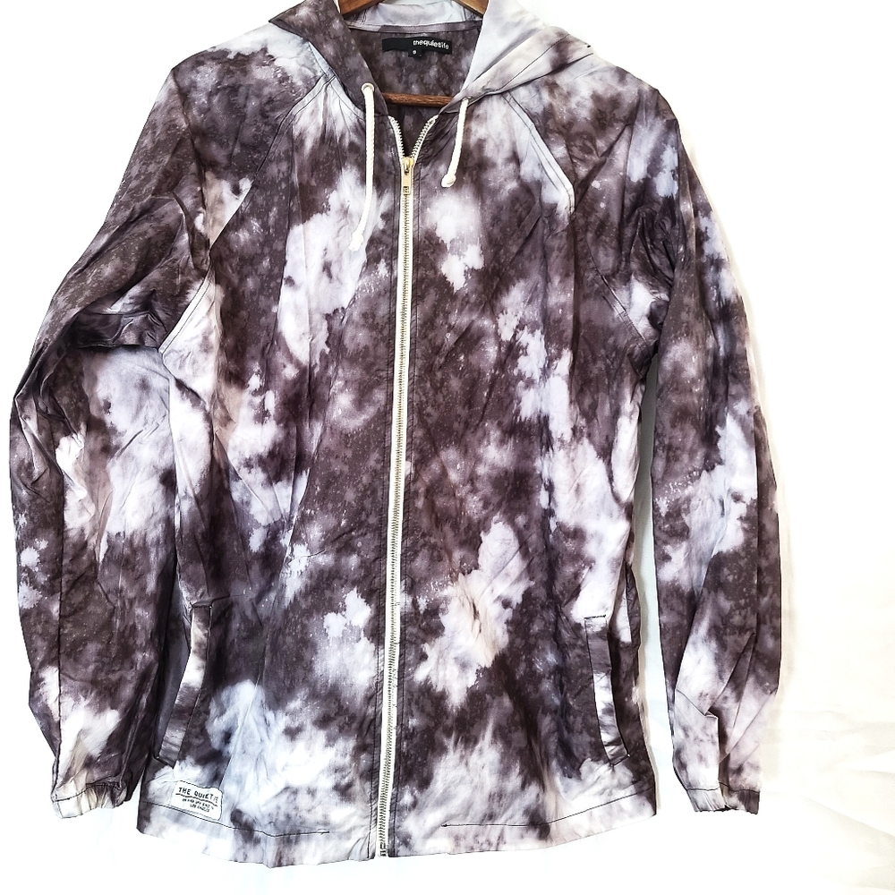Tye dye rain jacket size small-O